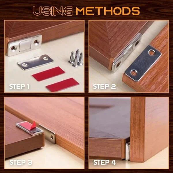 CabinetCatcher™ | Holeless magnetic door closer!