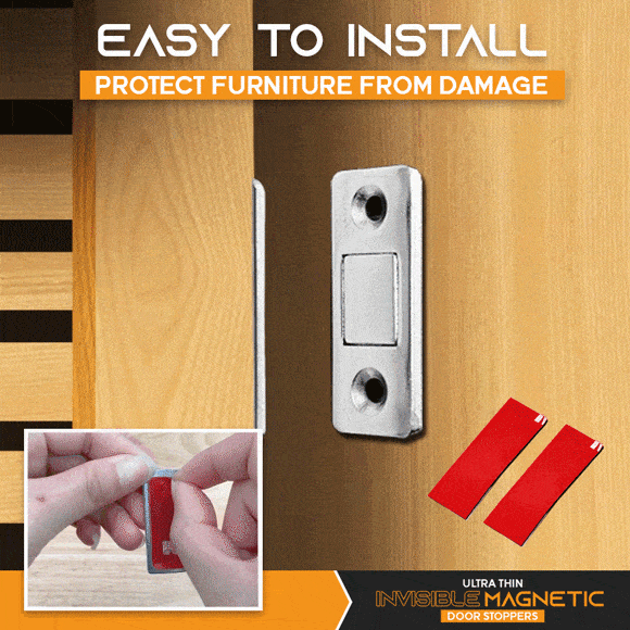 CabinetCatcher™ | Holeless magnetic door closer!