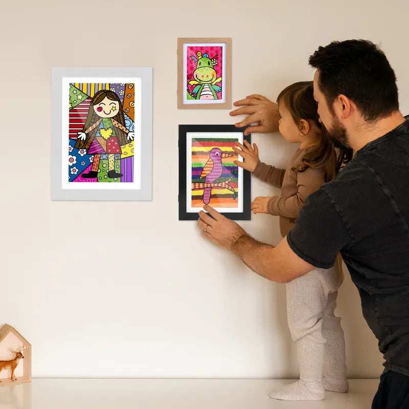 Children's Art Photo Frame™ | Store All Your Kids' Lovely Drawings! - (Up To 150 Drawings)