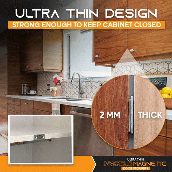CabinetCatcher™ | Holeless magnetic door closer!